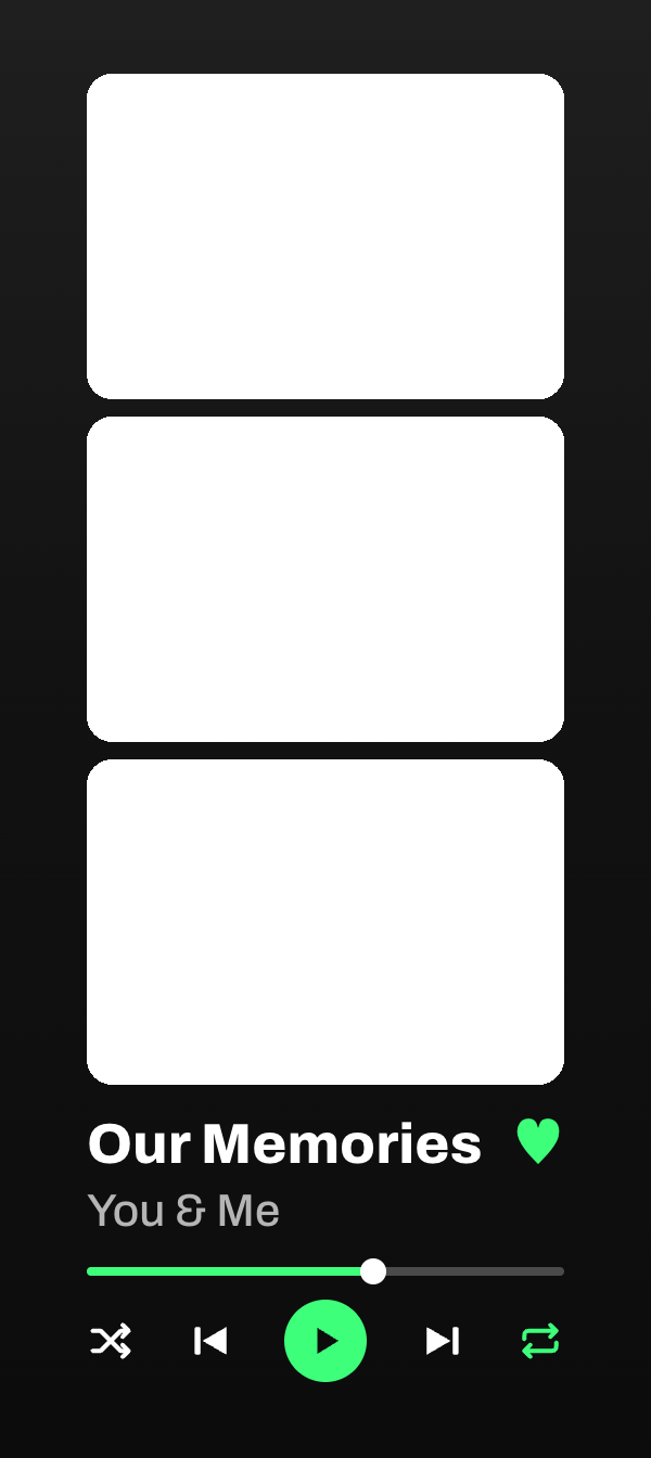 Template photobooth Music Player